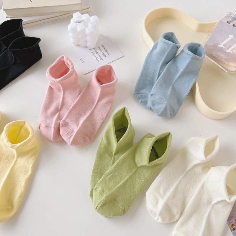 Tất Vân Lưới Màu Trơn ERASHOP 080018 - Phù Hợp Mang Sneaker, Vải Co Giãn 4 Chiều, Đơn Giản , Rẻ Đẹp
