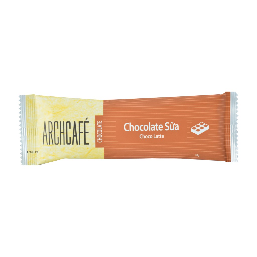 Chocolate Sữa Archcafe cacao hòa tan choco hộp 12 gói