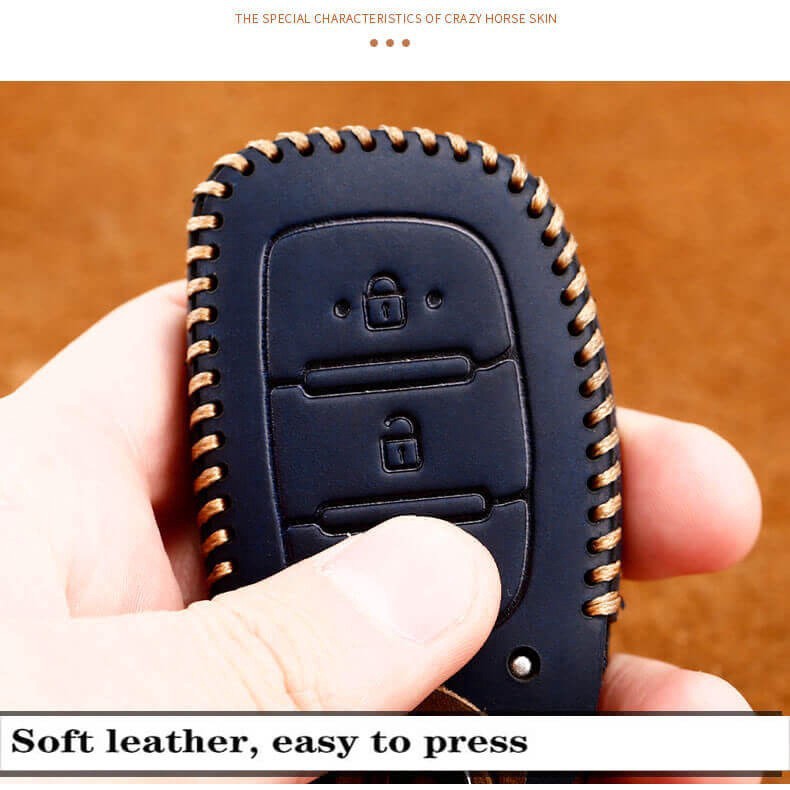 Bao Da Bảo Vệ Chìa Khóa Tiện Dụng Cho Xe Hơi Hyundai Solaris Accent