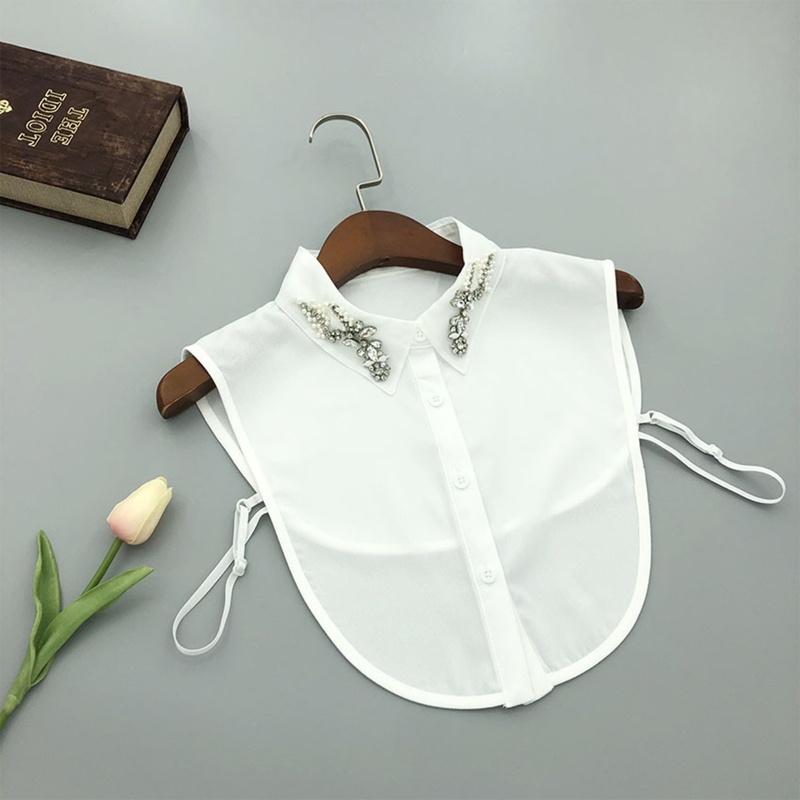 Cổ Áo Rời Cổ Búp Bê Màu Trơn Thời Trang Cho Nữ