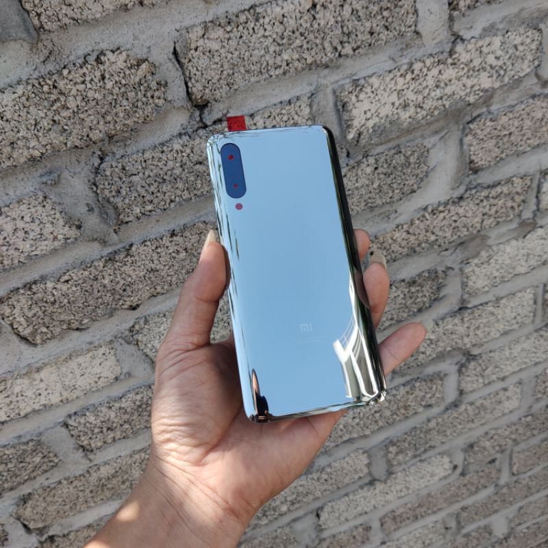 Nắp Lưng Xiaomi Mi 9 xám bạch kim