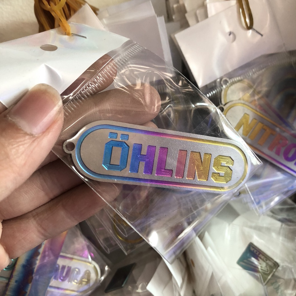Tem titan chữ NITRON, LEOVINCE, TAKEGAWA, BREMBO, Ohlins