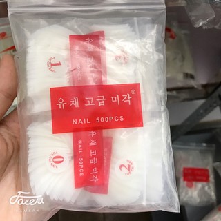 Móng tip form vuông,móng nối hàn quốc fom vuông
