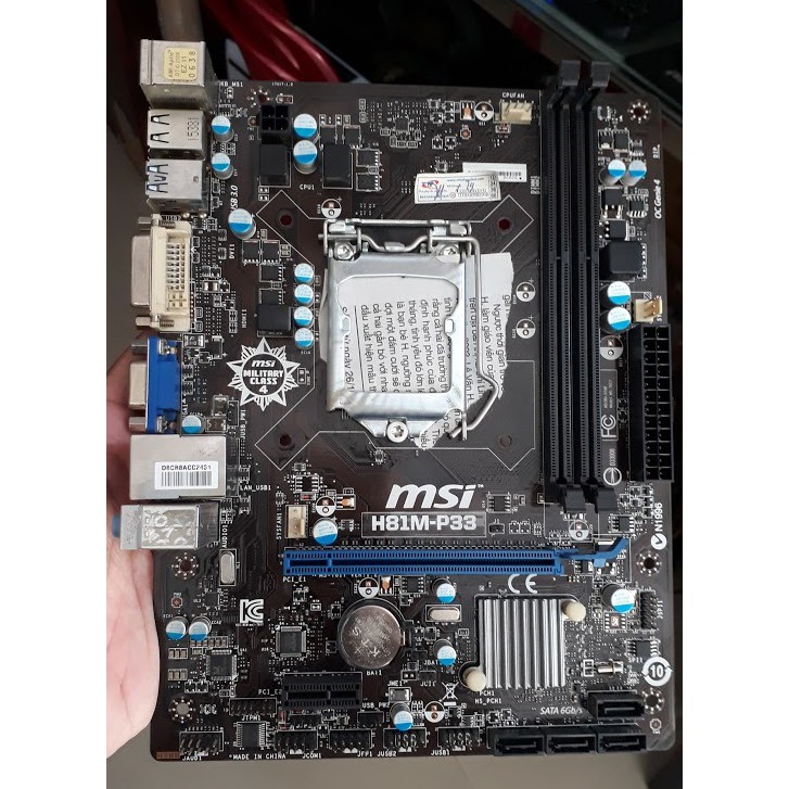 Mainboard MSI H81M-P33