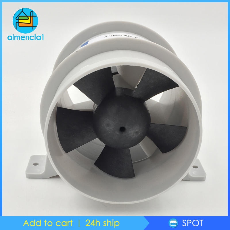 Máy thổi khí 4" 12 Volt màu trắng chống thấm nước cho tàu thuyền
 | BigBuy360 - bigbuy360.vn