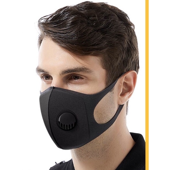 Set 3 Pitta mask có van thở thông khí chống bụi vi khuẩn
