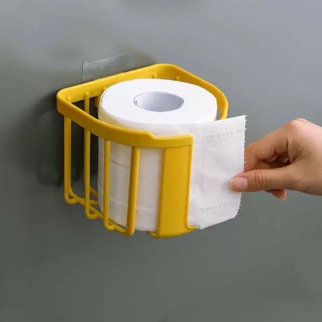Giỏ đựng đồ đa năng giấy vệ sinh dán tường