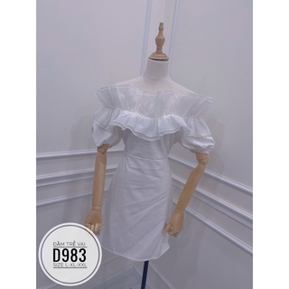 BIGSIZE NHUNG LÊ Đầm trễ vai D983