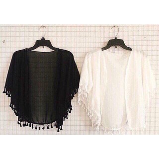 Áo choàng kimono ngắn mặc đi biển đi bơi