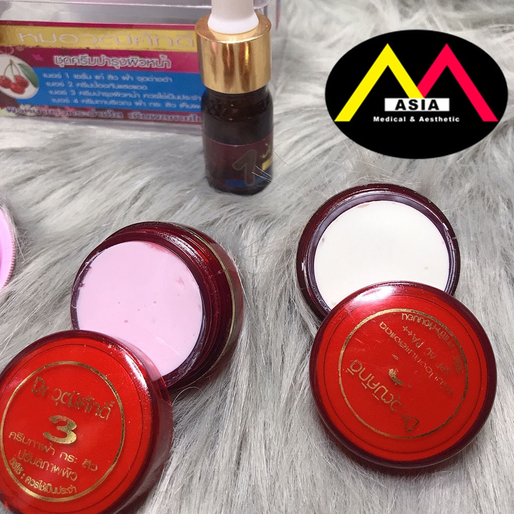 Bộ kem giảm nám thâm mờ thâm sẹo mụn tàn nhang dưỡng trắng da quầng thâm trẻ hóa làn da YANHEE  thái lan 100g