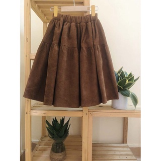 Chân váy 2 tầng bé gái - Vintage