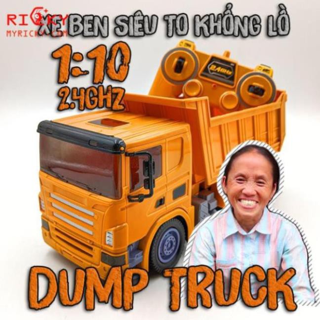 Xe BEN điều khiển siêu to khổng lồ - tỉ lệ 1:10 - tải trọng cao