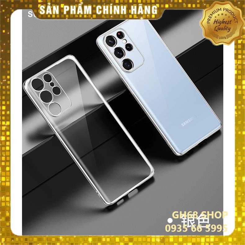 Ốp lưng Sulada trong viền màu Samsung Galaxy S22 S22 plus S22 ultra - Hàng chính hãng SULADA