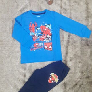 Sét 4 bộ thu đông cotton bé trai.