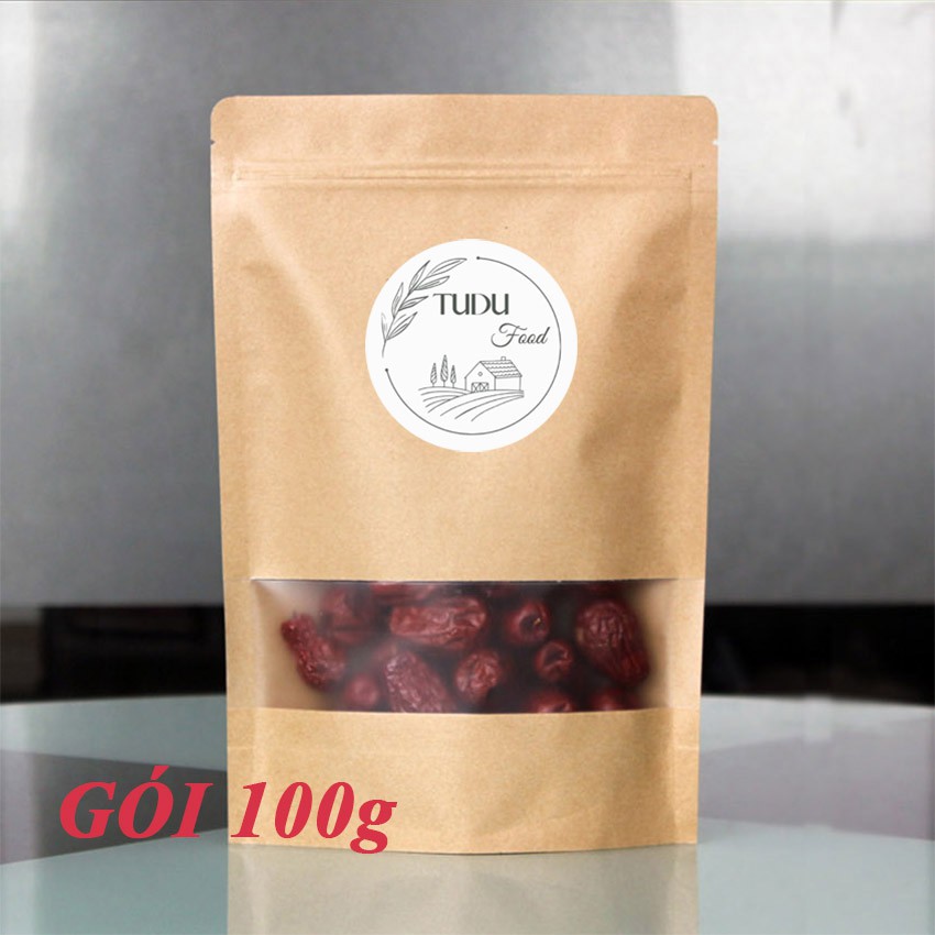 Táo đỏ khô 100g thượng hạng loại 1, táo tàu chất lượng tốt, bổ dưỡng đóng gói