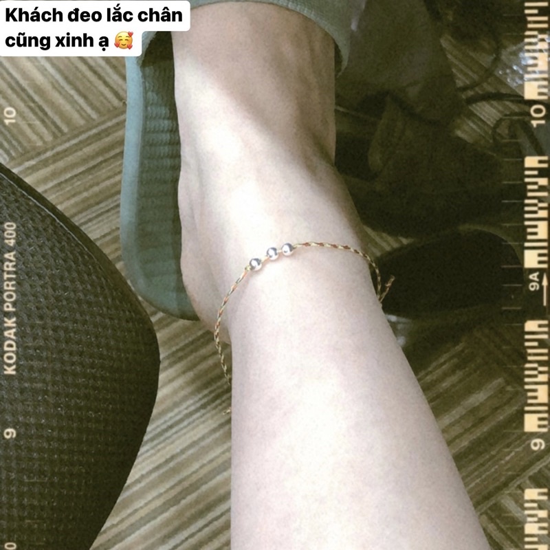 Vòng Tay Dây Ngũ Sắc Bạc 925 đổi vận, may mắn