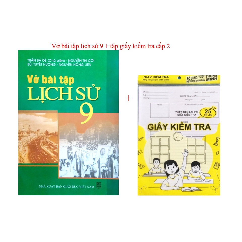 Sách Vở bài tập Lịch Sử 9