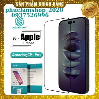Kính cường lực 9h nillkin cp+ pro full cho iphone 15 14 13 12 11 pro max 15 14 plus 15 14 13 12 11 pro xs max xr x mini