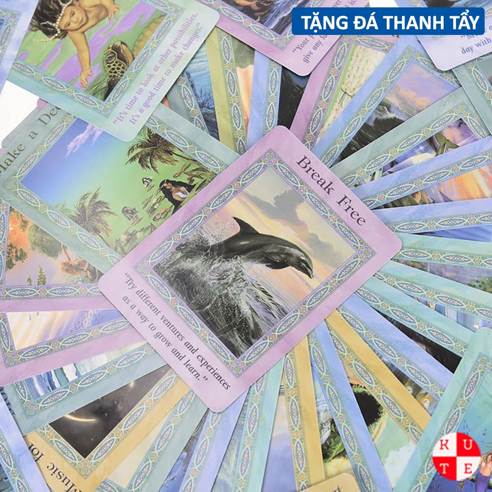 Bài Oracle Magical Mermaid And Dolphins 44 Lá Bài Tặng File Tiếng Anh Và Đá Thanh Tẩy C92