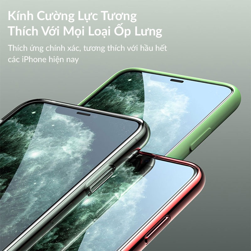 Kính Cường Lực Full Màn Hình WK 3D KINGKONG Cho iP 7 8 X XR XS 11 12 13 14 Pro Max Plus - Minh An Saigon