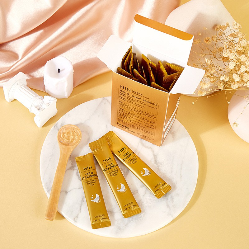 (Hàng Mới Về) Mặt Nạ Ngủ Vàng Fullerene Dưỡng Ẩm Làm Săn Chắc Da Và Loại Bỏ Mụn Đầu Đen | BigBuy360 - bigbuy360.vn