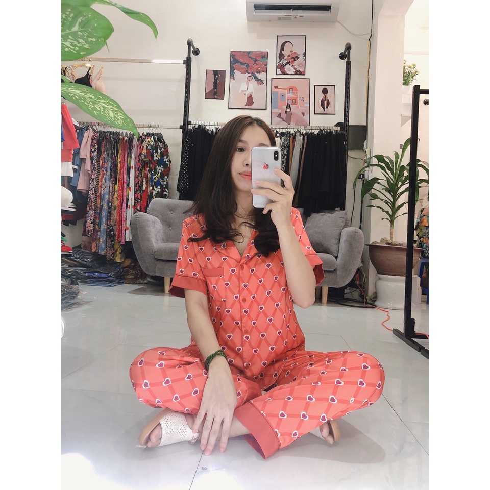 Bộ pijama lụa cao cấp