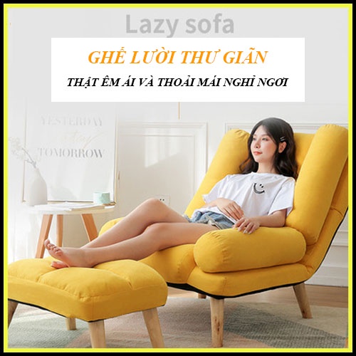 Ghế Sofa Lười, Ghế Sofa Thư Giãn, Ghế Sofa Đa Năng Dành Cho Bạn, Tặng Kèm Đôn | BigBuy360 - bigbuy360.vn