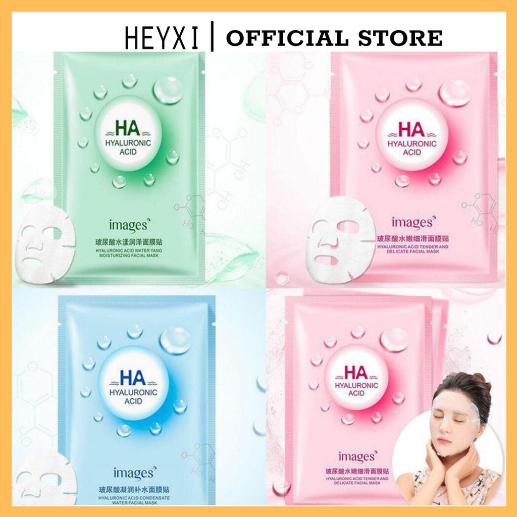 BIOAQUA Mặt nạ HA 3 màu Hồng BMNHA1