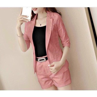 SET ĐÙI CỔ VEST LAI BẦU CÀI NÚT THẬT