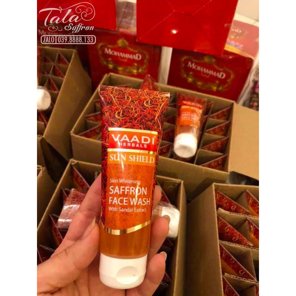 Sữa Rửa Mặt Saffron VAADI Tinh Chất Nhụy Hoa Nghệ Tây Date 2023 - Dành cho mọi loại da - chăm sóc da | BigBuy360 - bigbuy360.vn
