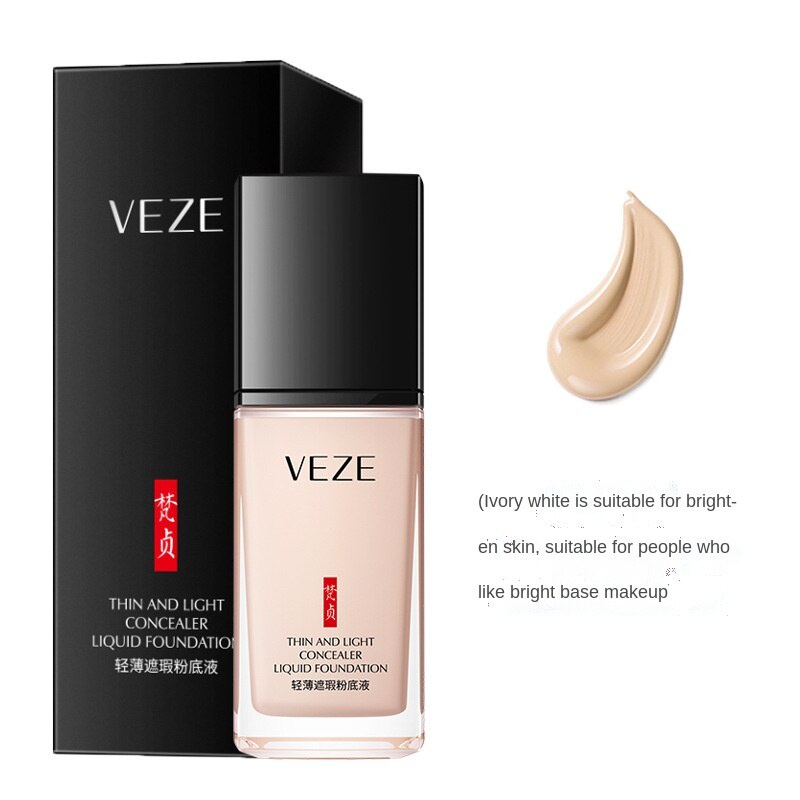 VEZE Kem nền che khuyết điểm nhẹ nhàng dưỡng ẩm và bảo vệ da