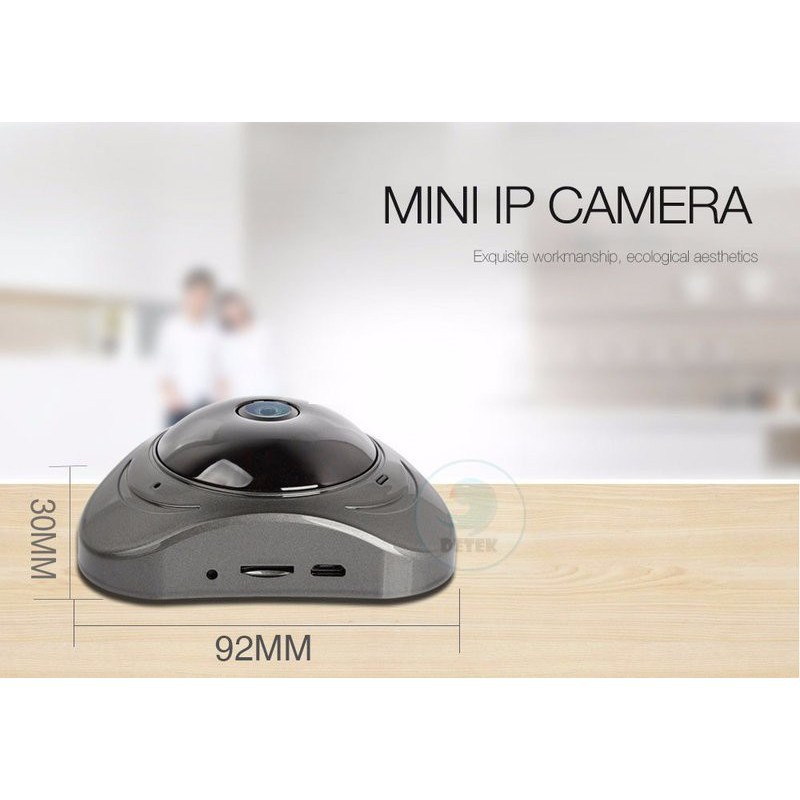 Camera yoosee ip wifi mini siêu nhỏ gọn xem HD 360 độ sắc nét ốp trần quan sát mọi góc nhìn kèm thẻ tùy chọn