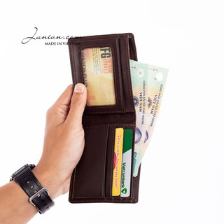 [DA BÒ THẬT 100%] Ví da mini cao cấp - Ví ngang mini