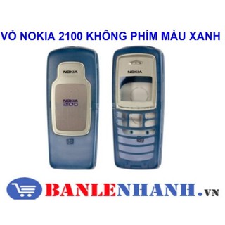 Vỏ nokia 2100 không phím màu xanh