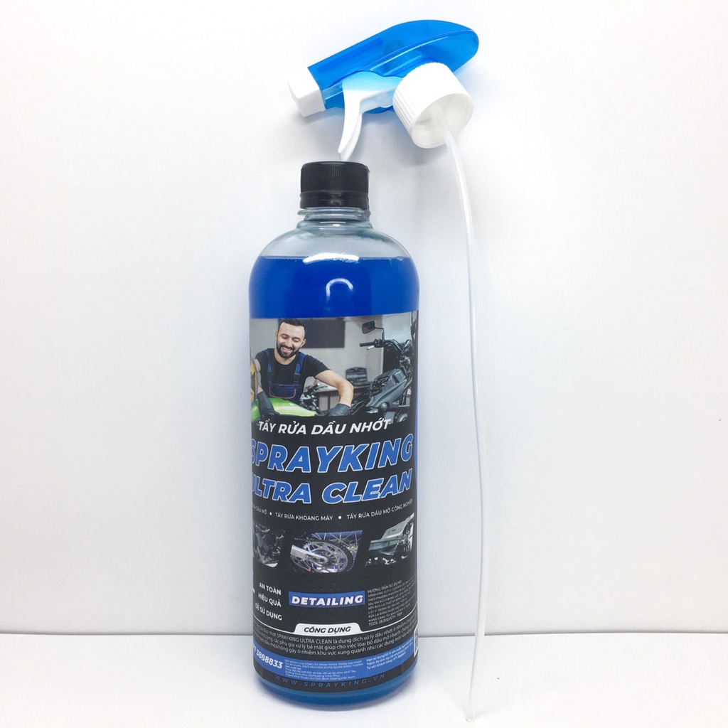 Tẩy rửa dầu nhớt SPRAYKING ULTRA CLEAN, rửa Full xe, khoang máy hiệu quả