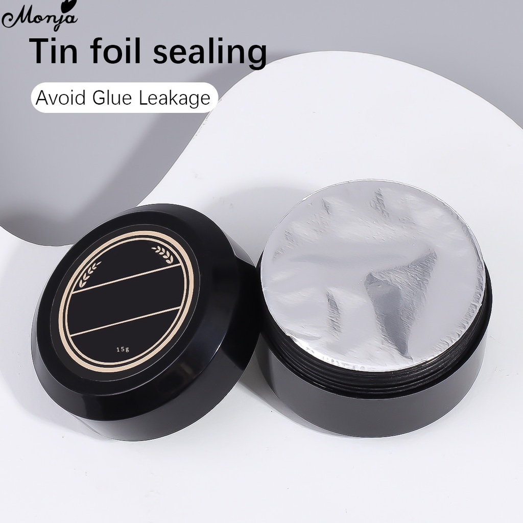 Gel UV sơn móng tay Monja 8/15gNo phủ lớp ngoài 4 trong 1 cao cấp