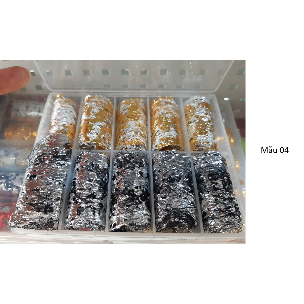 Hộp trang trí Foil ren (NA5827)