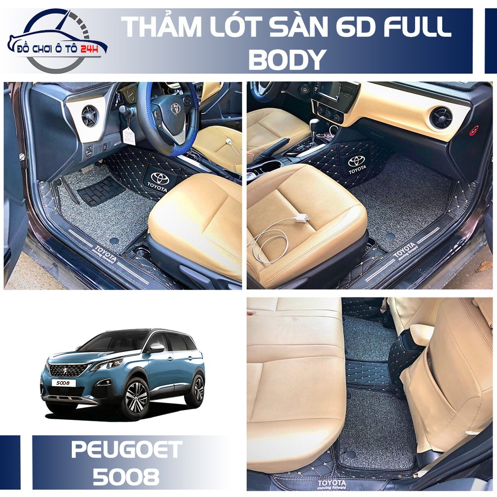 Thảm lót sàn ô tô 6D FULL BODY Peugoet 5008