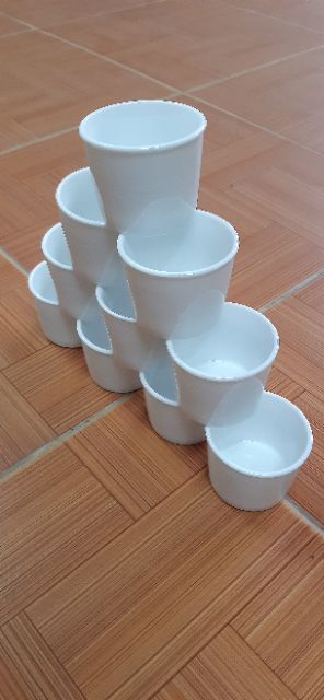 10 Cốc làm caramen. Hàng sứ Bát Tràng. KT 5x6