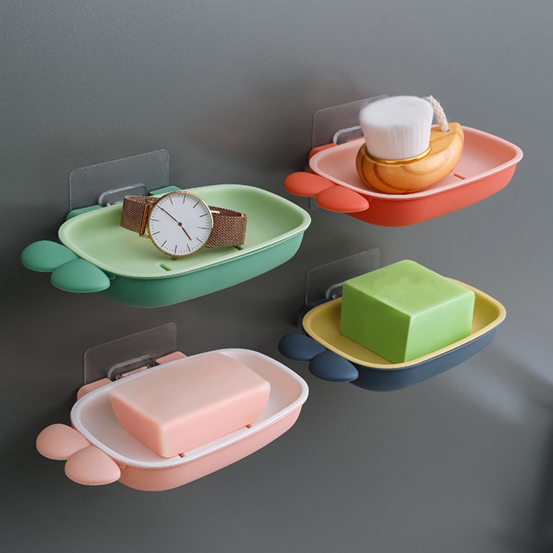 Giá Đỡ Xà Phòng Bằng Nhựa Hình Củ Cà Rốt Dễ Thương