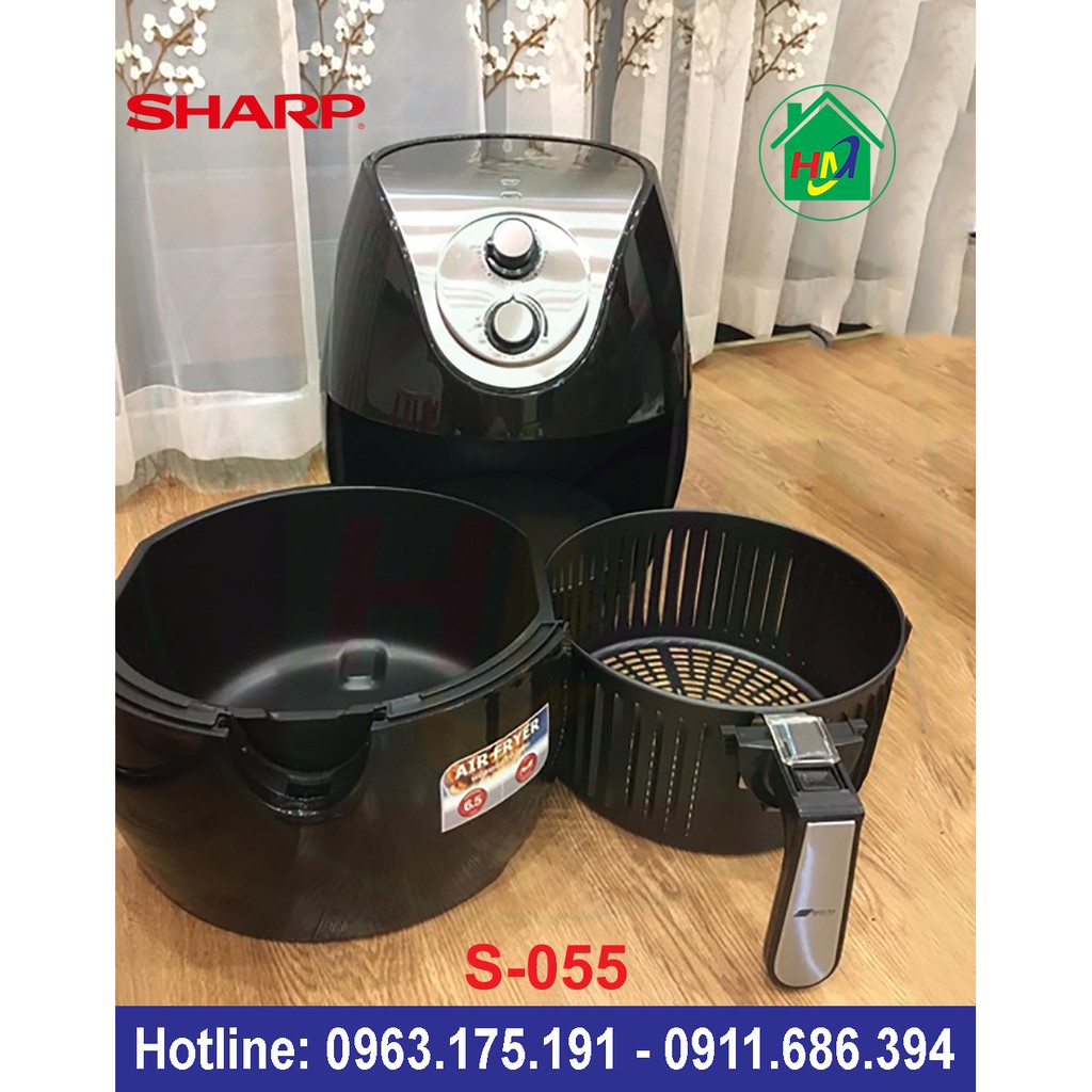 Nồi Chiên Không Dầu Sharp 6L / 6.5L / 7.0L - S-055 / S-070 / KS-65