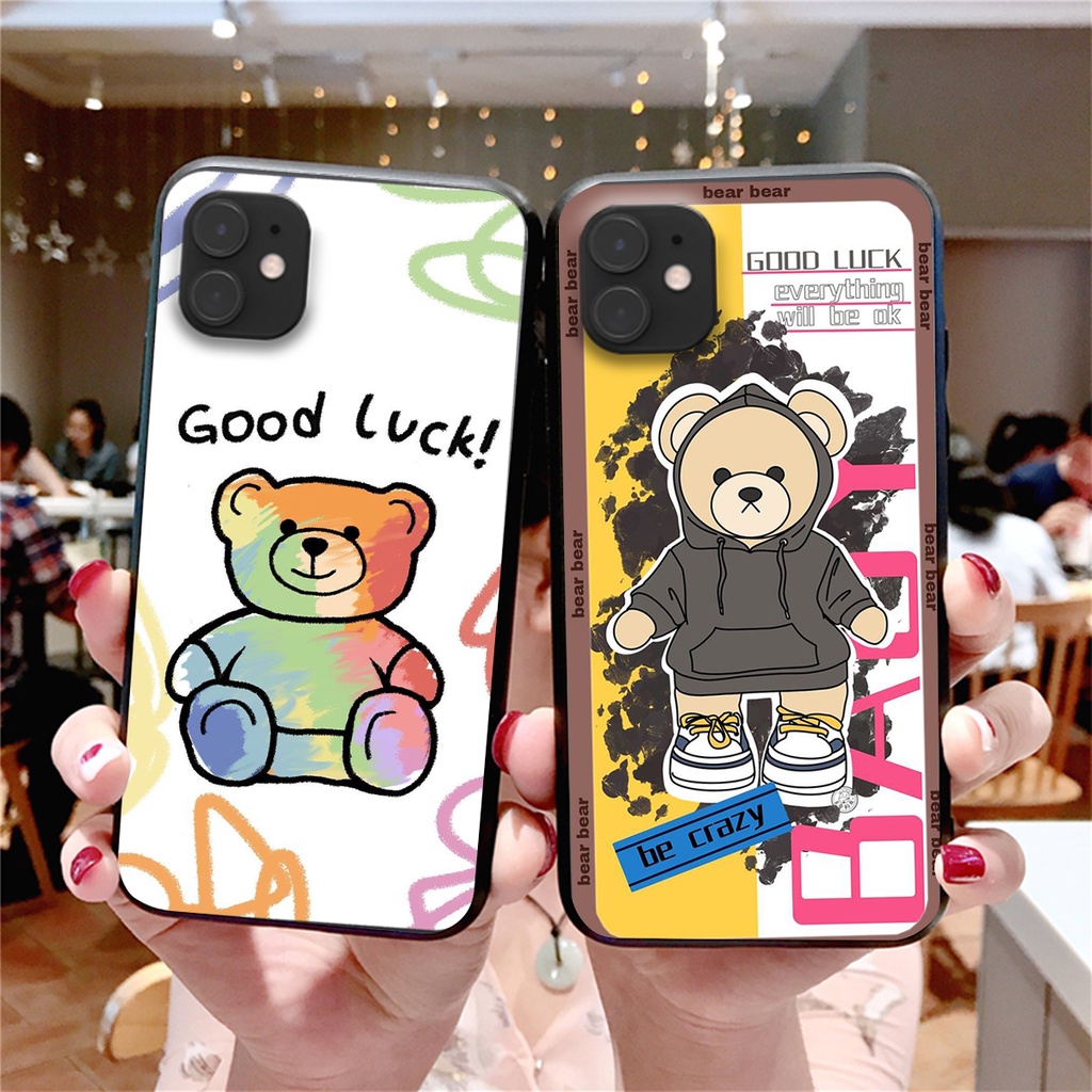 Ốp lưng Iphone 11/11 pro/11 Pro max/12/12 Pro/12 Pro Max/12 mini gấu chất lượng cao siêu bền