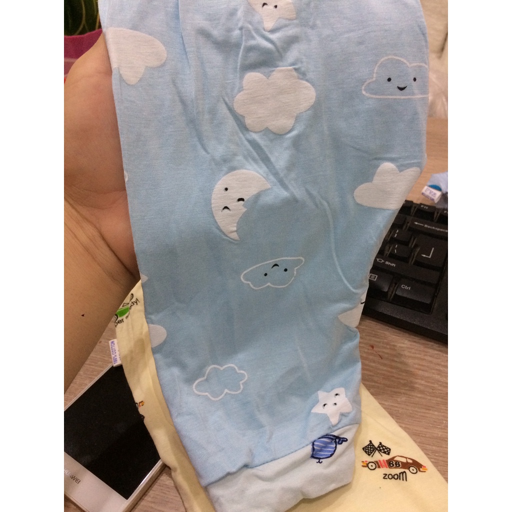 Quần dài thu lạnh cotton cho bé