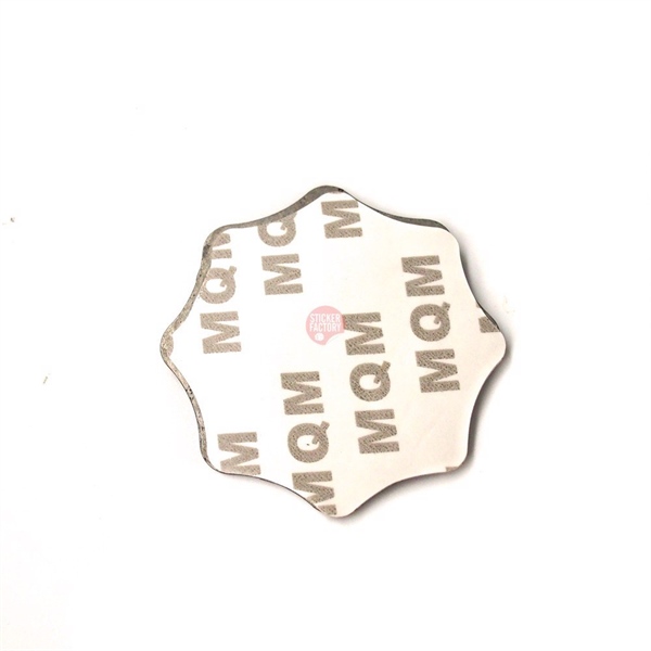 Umbrella logo 8 góc - Sticker hình dán metal kim loại 3D