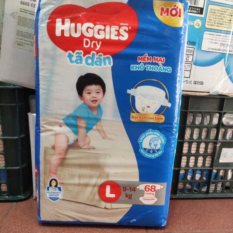 Tã dán Huggies S88/M76/L68/XL62/Xxl56