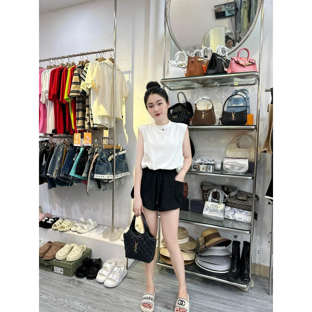 Túi cầm tay chư Y kèm dây đeo chéo sz 19 cực xinh