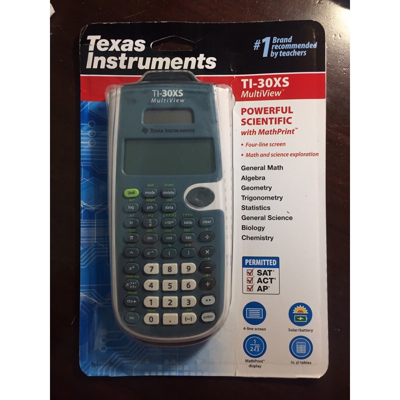 Máy tính khoa học TI-30XS Multiview Texas Instruments