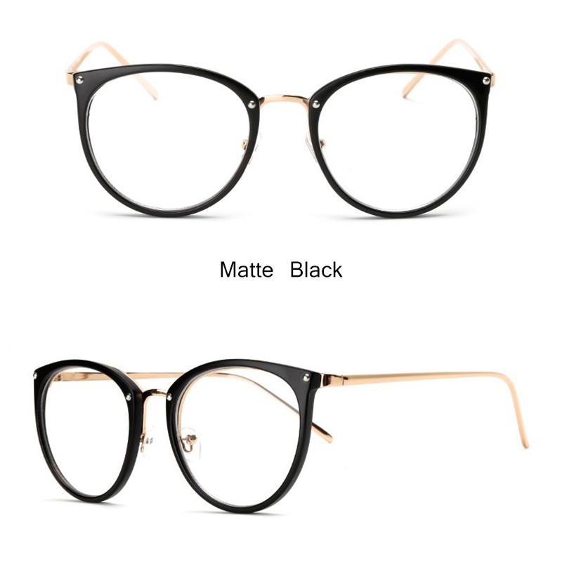 Mắt kính gọng tròn trong suốt phong cách cổ điển | BigBuy360 - bigbuy360.vn