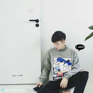[Ảnh thật] Sweater (35-70kg). vịt duck - donald