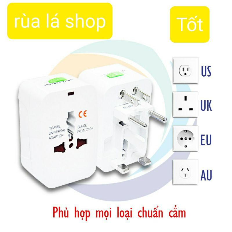 Ổ CẮM DU LỊCH ĐA NĂNG ADAPTOR INTERNATIONAL